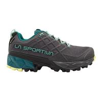 La Sportiva Akyra II GTX - Scarpe da trekking e trail running, da donna, impermeabili, Carbonio/Ginepro, 42 EU