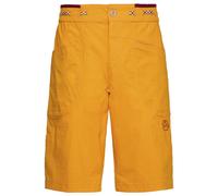 La Sportiva Belay M - pantaloni corti arrampicata - uomo M Orange man Cotone Organico/Biologico,Recycled Materials