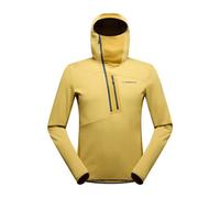 La Sportiva - Pile leggero e traspirante in Polartec® - Big Wall Hoodie M Savana/Night Sky per Uomo - Taglia L - Giallo