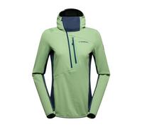 La Sportiva Big Wall Pullover Hoody W - felpa con cappuccio - donna Green/Blue L