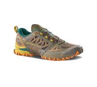 La Sportiva Bushido III GTX - scarpe trail running - uomo 45,5 EU Light Green/Green man Gore-Tex Invisible Fit,Pfc-Free,Vegan,Ortholite,Impact Brake System,Bluesign