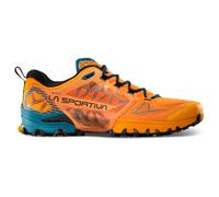 La Sportiva Bushido III GTX - scarpe trail running - uomo 45,5 EU Orange/Blue man Gore-Tex Invisible Fit,Pfc-Free,Vegan,Ortholite,Impact Brake System,Bluesign