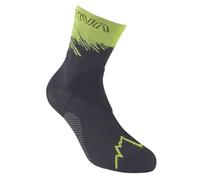 La Sportiva Calzini marca modello Ultra Running Socks Black/Lime Punch