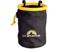 La Sportiva Chalk Bag Sacchetto Portamagnesite, Nero/Giallo