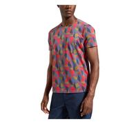 La Sportiva Dimension M - T-shirt - uomo M Blue/Red/Yellow man Recycled Materials,Polygiene,Repreve