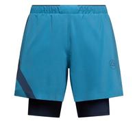 La Sportiva Flow 5" M - pantaloni trail running - uomo Blue S