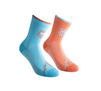 La Sportiva For Your Mountain Socks (Hibiscus/Malibu Blue) XL