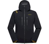 La Sportiva - Giacca impermeabile a 3 strati - Helixir Shell Jacket M Black/Chalk in Pelle - Taglia L - Nero