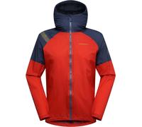 La Sportiva - Giacca impermeabile da trail - Pocketshell Jacket M Mountain Red/Night Sky per Uomo in Poliestere Riciclato - Taglia L - rosso