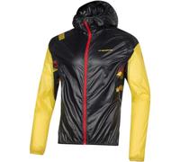 La Sportiva Giacca marca modello Blizzard Windbreaker Jkt M Black/Yellow