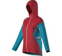 La Sportiva Briza Windbreaker W - giacca trail running - donna M Red/Light Blue woman Recycled Materials