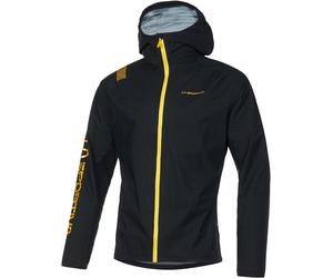 La Sportiva - Giacca tecnica da trail running - Pocketshell Jkt M Black per Uomo - Taglia L - Nero