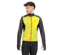La Sportiva Blizzard Windbreaker M - gilet trail running - uomo M Yellow/Black man Recycled Materials