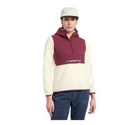 La Sportiva Guidance Sherpa Hoody W - felpa in pile - donna XS White/Dark Red woman Recycled Polyester