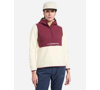 La Sportiva Guidance Sherpa Hoody W - felpa in pile - donna L White/Dark Red woman Recycled Polyester