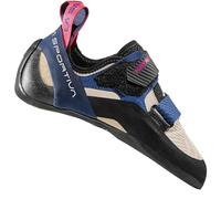 La Sportiva - Scarpetta (arrampicata) - Katana Woman White/Storm Blue per Donne in Pelle - Taglia 35,5 - Bianco