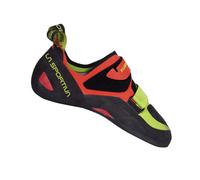 La Sportiva Kubo - scarpa da arrampicata - uomo 41,5 EU Orange/Black/Green man Vibram,Pelle