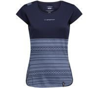 La Sportiva Lidra - T-shirt arrampicata - donna L Dark Blue/Light Blue woman Cotone Organico/Biologico