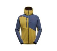 La Sportiva Lucendro Thermal Hoody M - felpa in pile - uomo S Yellow/Blue man Polartec Fresh Face,Recycled Polyester,Polartec Power Grid,Recycled Polyamide