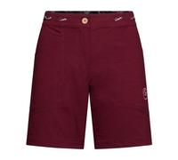 La Sportiva Mantra W - pantaloni corti arrampicata - donna S Dark Red woman Recycled Polyamide,Cotone Organico/Biologico