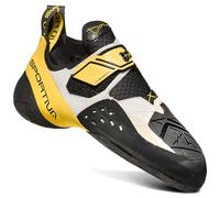 La Sportiva Mens Solution Rock Climbing Scarpa, Bianco/Giallo 2, 40 EU