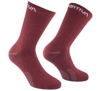 La Sportiva - Merino Hiking Socks - Calze da trekking EU 41-43 rosso