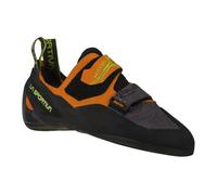 La Sportiva Mistral - scarpette da arrampicata - uomo 44 EU Black/Orange man Recycled Materials