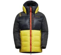 La Sportiva Olympus Tech Down - giacca piumino - uomo L Black/Yellow man Pertex,Piuma,Recycled Polyamide
