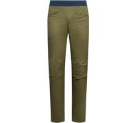 La Sportiva - Pantaloni da arrampicata - Roots Pants M Cypress/Night Sky per Uomo in Cotone - Taglia L - Kaki