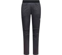 La Sportiva - Pantaloni da arrampicata - Roots Pants M Onyx/Chalk per Uomo in Cotone - Taglia L - Grigio