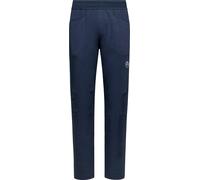La Sportiva - Pantaloni leggeri da arrampicata - Pueblo Pant M Night Sky/Chalk per Uomo in Cotone - Taglia XL - Blu navy