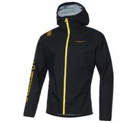 Giacca con cappuccio La Sportiva Pocketshell nero giallo - S