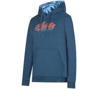 La Sportiva Retro W - felpa con cappuccio - donna S Blue/Orange woman Cotone Organico/Biologico