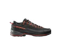 La Sportiva - Scarpe da avvicinamento in GORE-TEX® - TX4 Evo GTX Carbon/Cherry Tomato per Uomo in Pelle - Taglia 43 - Grigio