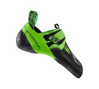 La Sportiva - Scarpetta (arrampicata) - Skwama Vegan Black/Flash Green per Uomo in Pelle - Taglia 39.5 - Verde