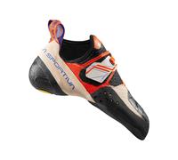 La Sportiva - Scarpette da arrampicata - Solution W White/Lily Orange per Donne - Taglia 36 - Bianco