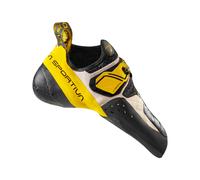 La Sportiva - Scarpette da arrampicata - Solution White/Yellow per Uomo - Taglia 44.5 - Bianco