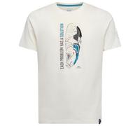 La Sportiva Solution Short Sleeve T-shirt Bianco S Uomo