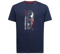 Maglietta da uomo La Sportiva Solution T-Shirt M Taglia: XL / Colore: blu scuro