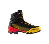 La Sportiva - Stivali da alpinismo in GORE-TEX - Aequilibrium ST GTX Black/Yellow per Uomo in Pelle - Taglia 41 - Nero