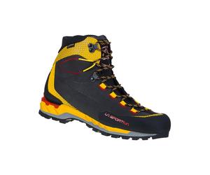 La Sportiva - Stivali da alpinismo in GORE-TEX - Trango Tech Leather Gtx Black Yellow per Uomo - Taglia 41.5 - Nero