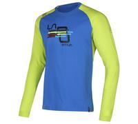 La Sportiva Stripe Cube M - maglia a maniche lunghe - uomo XL Light Blue man Cotone Organico/Biologico