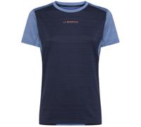 La Sportiva Sunfire W - maglia trail running - donna S Dark Blue/Light Blue/Red woman Polygiene,Recycled Materials,Recycled Polyester