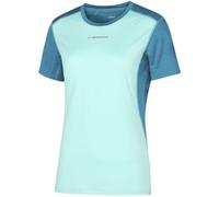 La Sportiva Sunfire W - maglia trail running - donna S Light Green/Light Blue woman Polygiene,Recycled Materials,Recycled Polyester