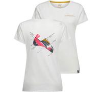 La Sportiva - T-shirt da arrampicata in cotone biologico - Mantra T-Shirt W Chalk per Donne - Taglia M - Bianco