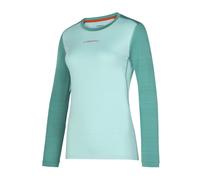 La Sportiva Tour W - maglia a maniche lunghe - donna S Light Green/Green woman Recycled Polyester,Polygiene