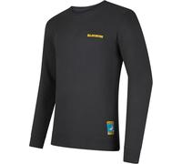 LA SPORTIVA Uomo Climbing on The Moon Pullover, Nero-Giallo, L