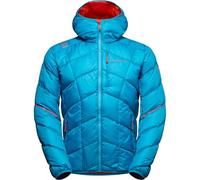 LA SPORTIVA Uomo Pinnacle Down giacca, tropic blue-cherry tomato, XL