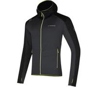 La Sportiva Upendo Hoody M - felpa in pile - uomo M Black/Light Yellow man Polygiene,Recycled Materials,Recycled Polyester