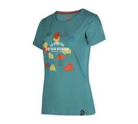 La Sportiva Volumes W - T-Shirt -donna S Light Green woman Cotone Organico/Biologico